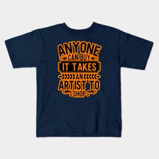 black friday, orange and black friday Kids T-Shirt